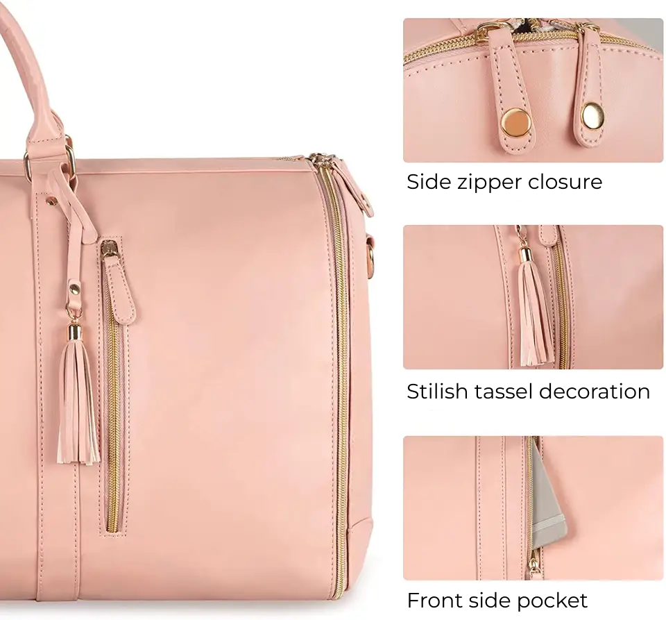 Garment Duffel Bag Pink – Journe